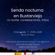 Senda nocturna en Bustarviejo (de 12 a 17 años)